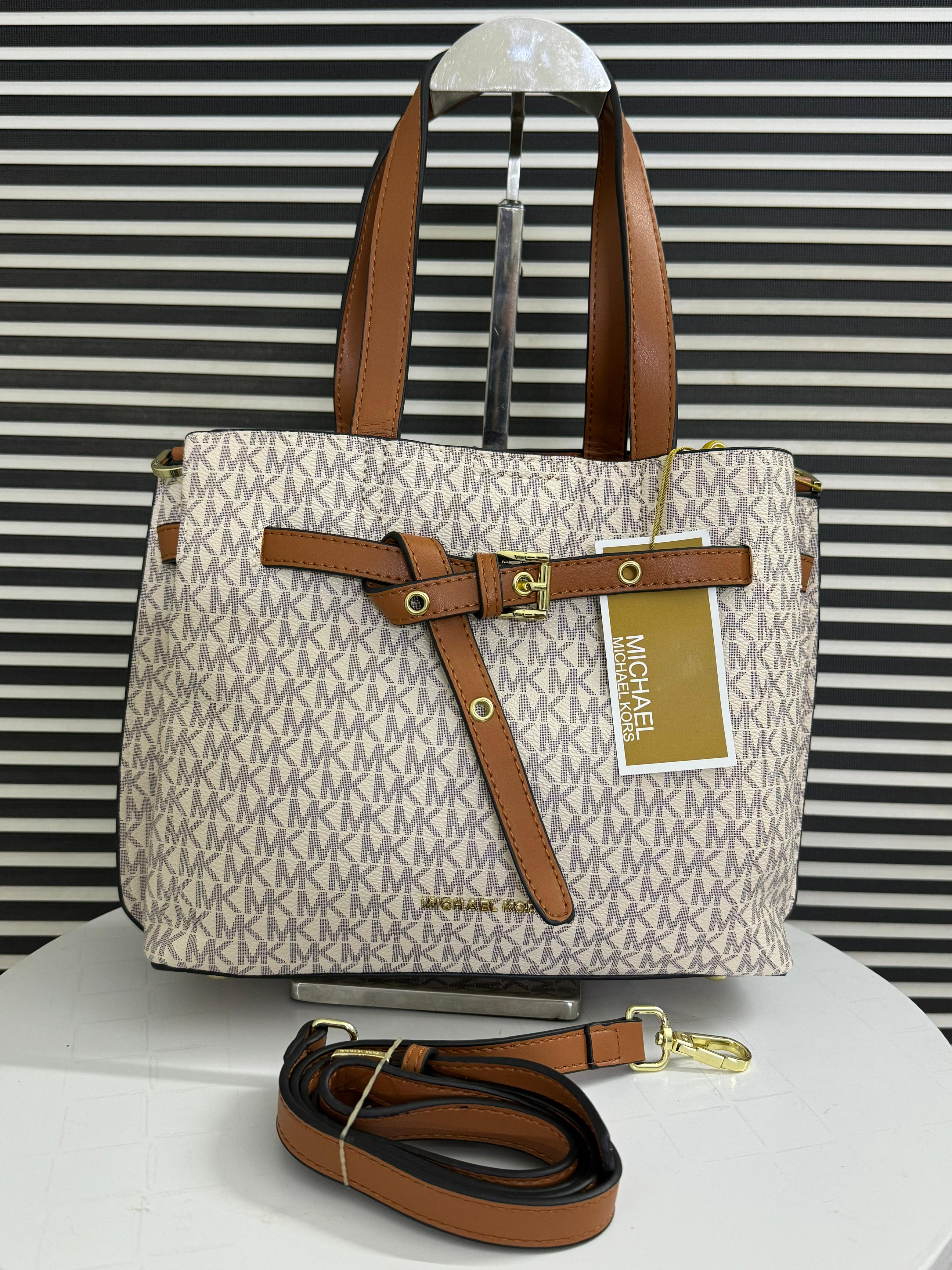 Michael Kors Emilia Small Logo Satchel Bag