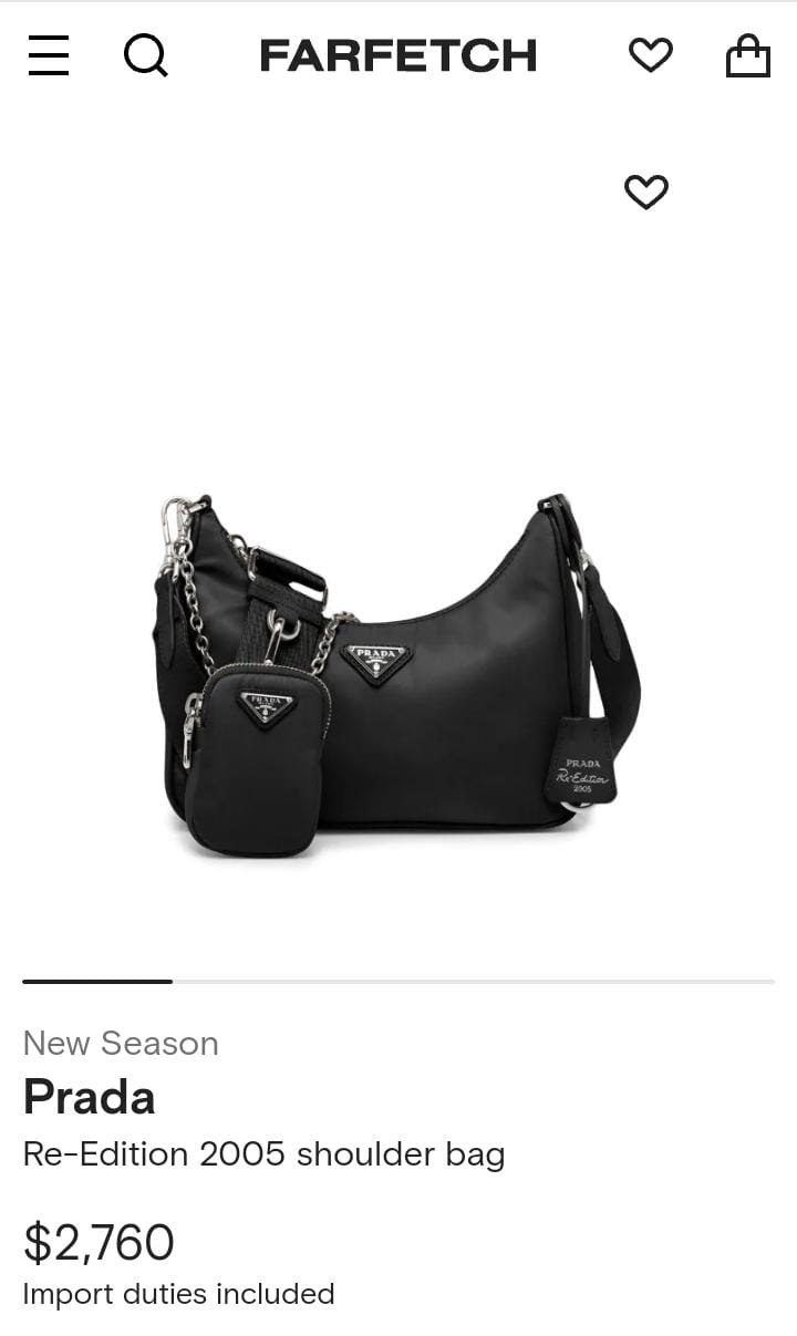 PRADA Re-Edition 2005 Shoulder