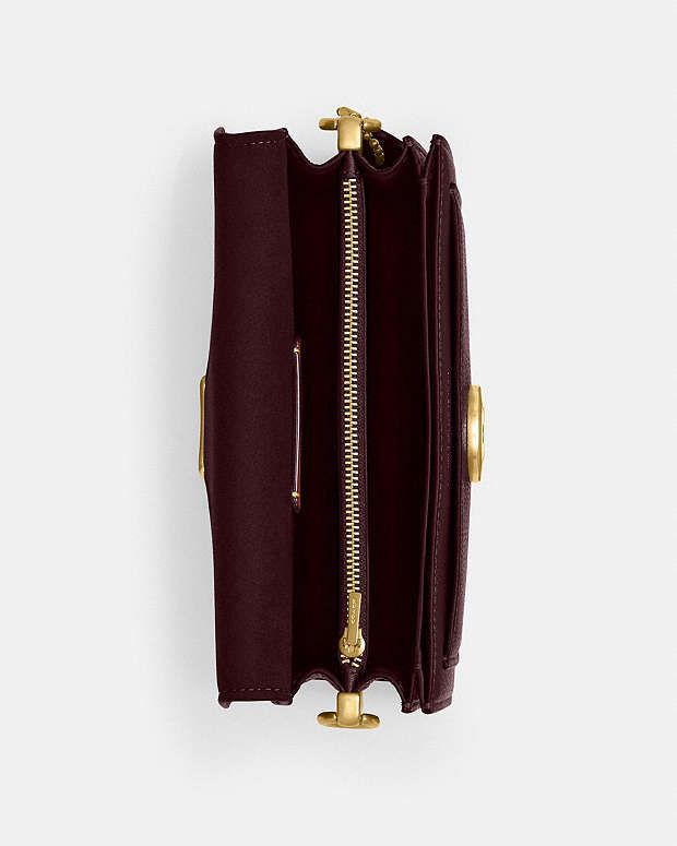 Coach Tabby Shoulder Bag  BURGUNDY