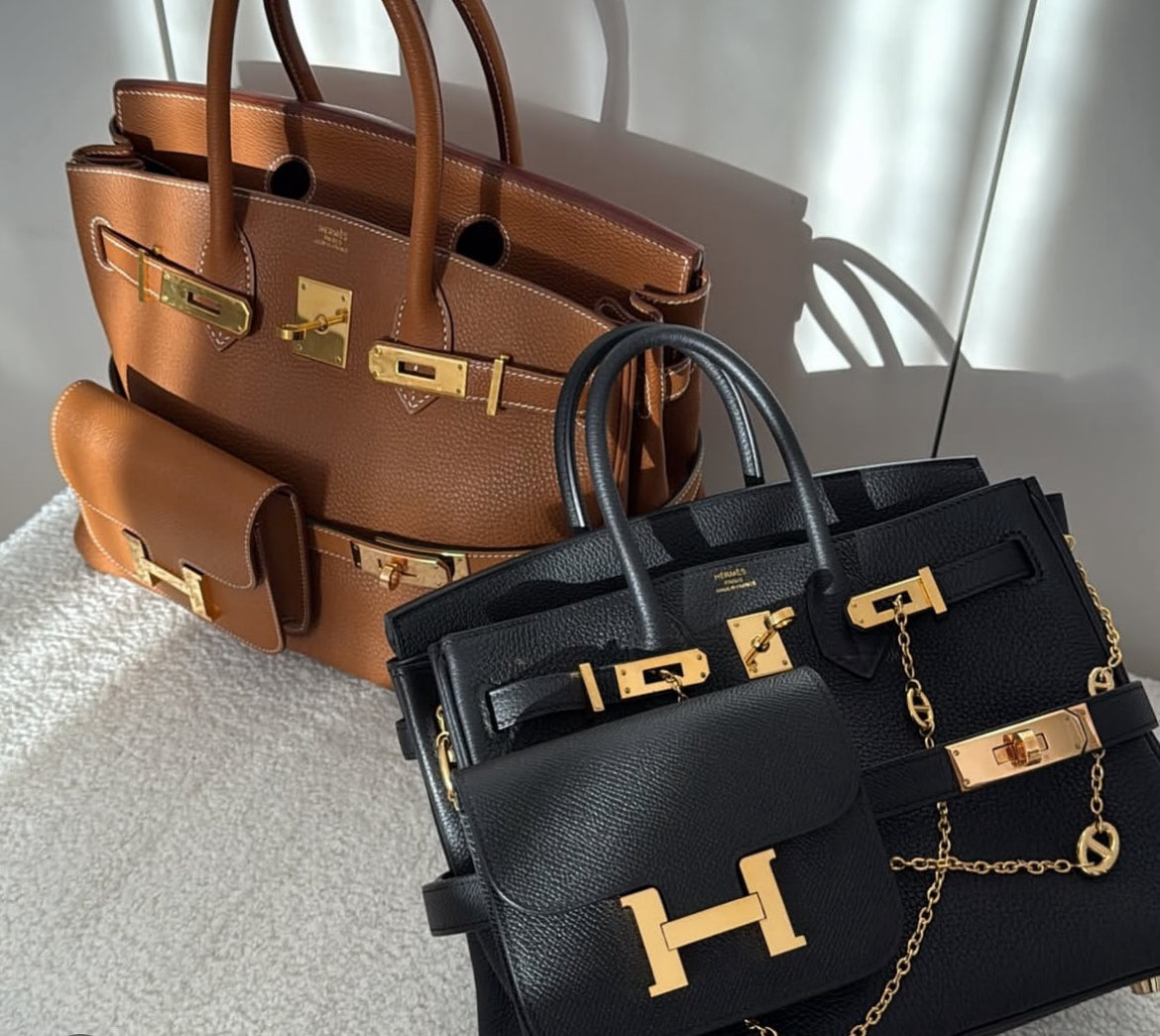 Hermès Birkin Bag – Black / Beige / Brown