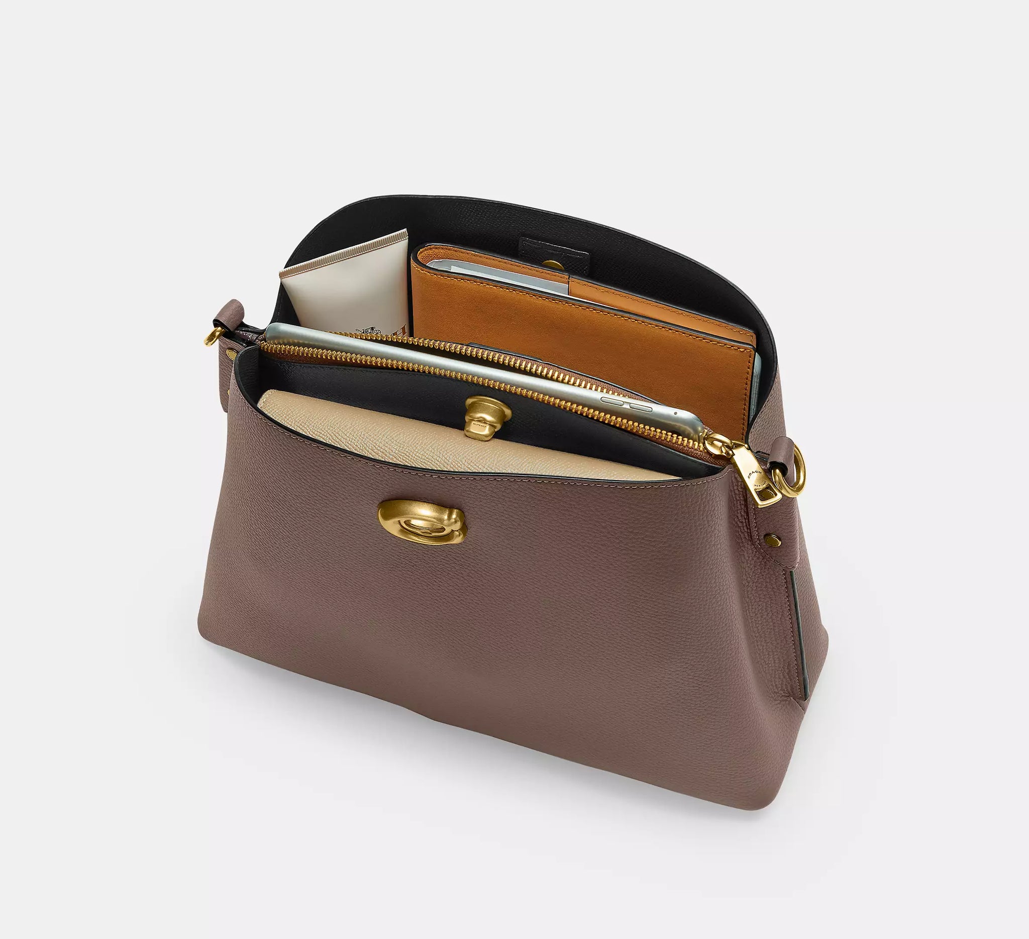 Coach Willow Shoulder Bag In Colorblock