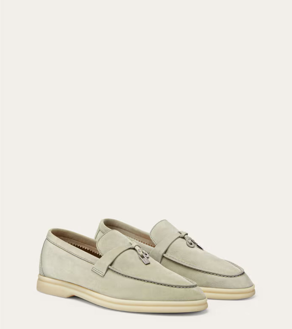 Loro Piana Summer Charms Walk Loafer Suede