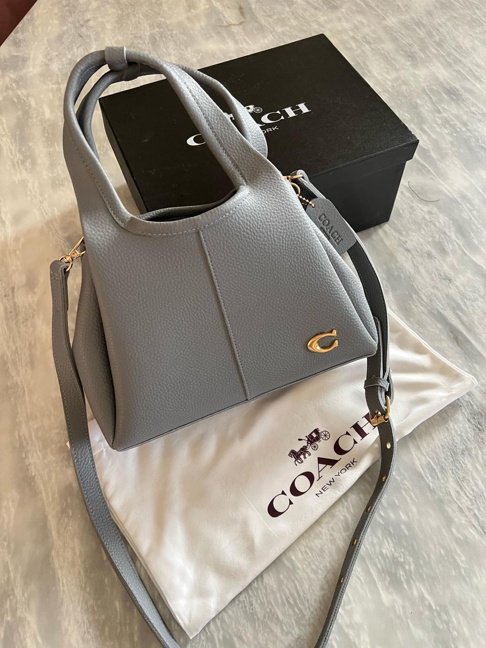 COACH HandBag Lana Shoulder Bag (Grey)