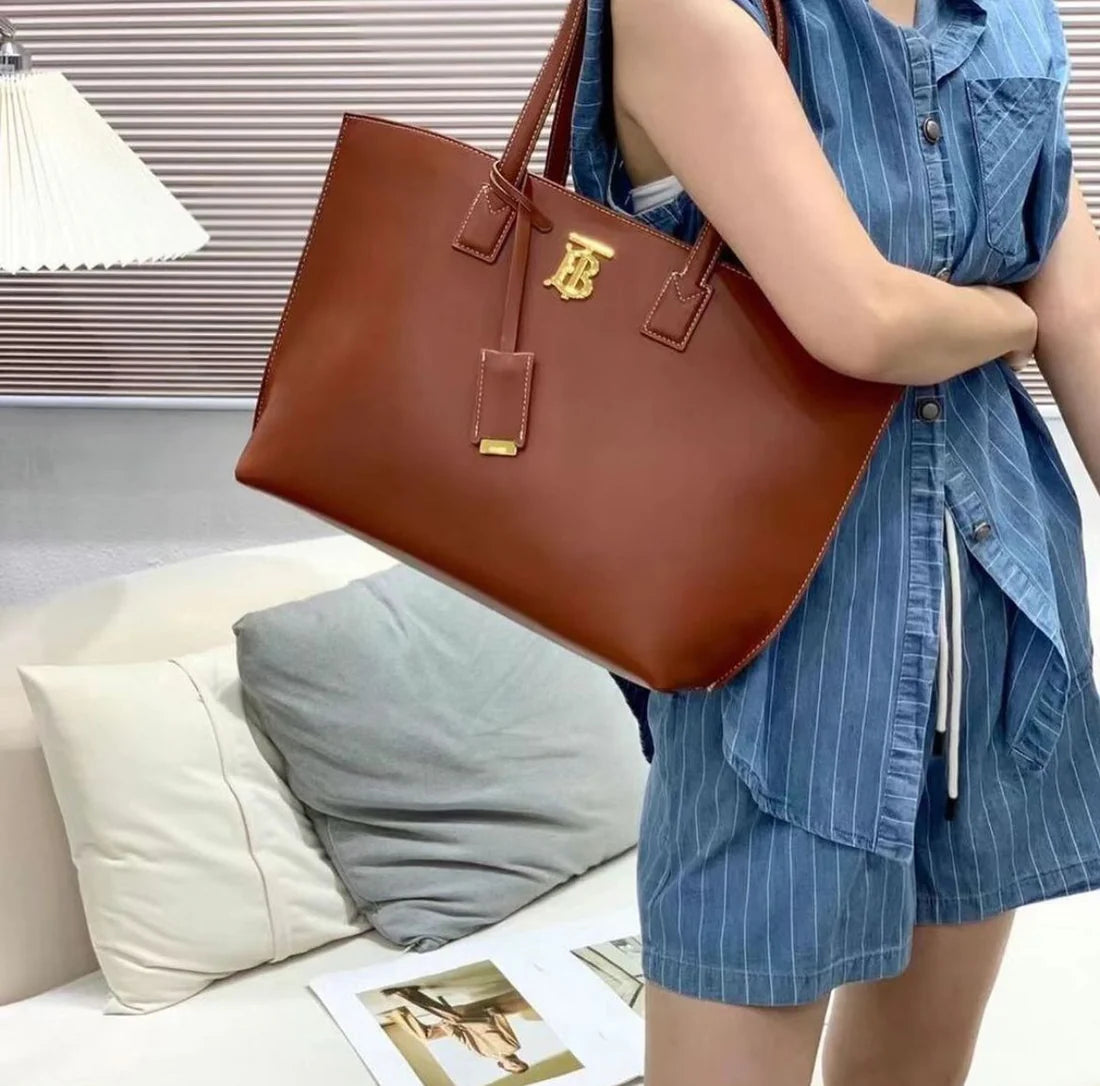 Burberry Women Tote Bag (Brown 1)