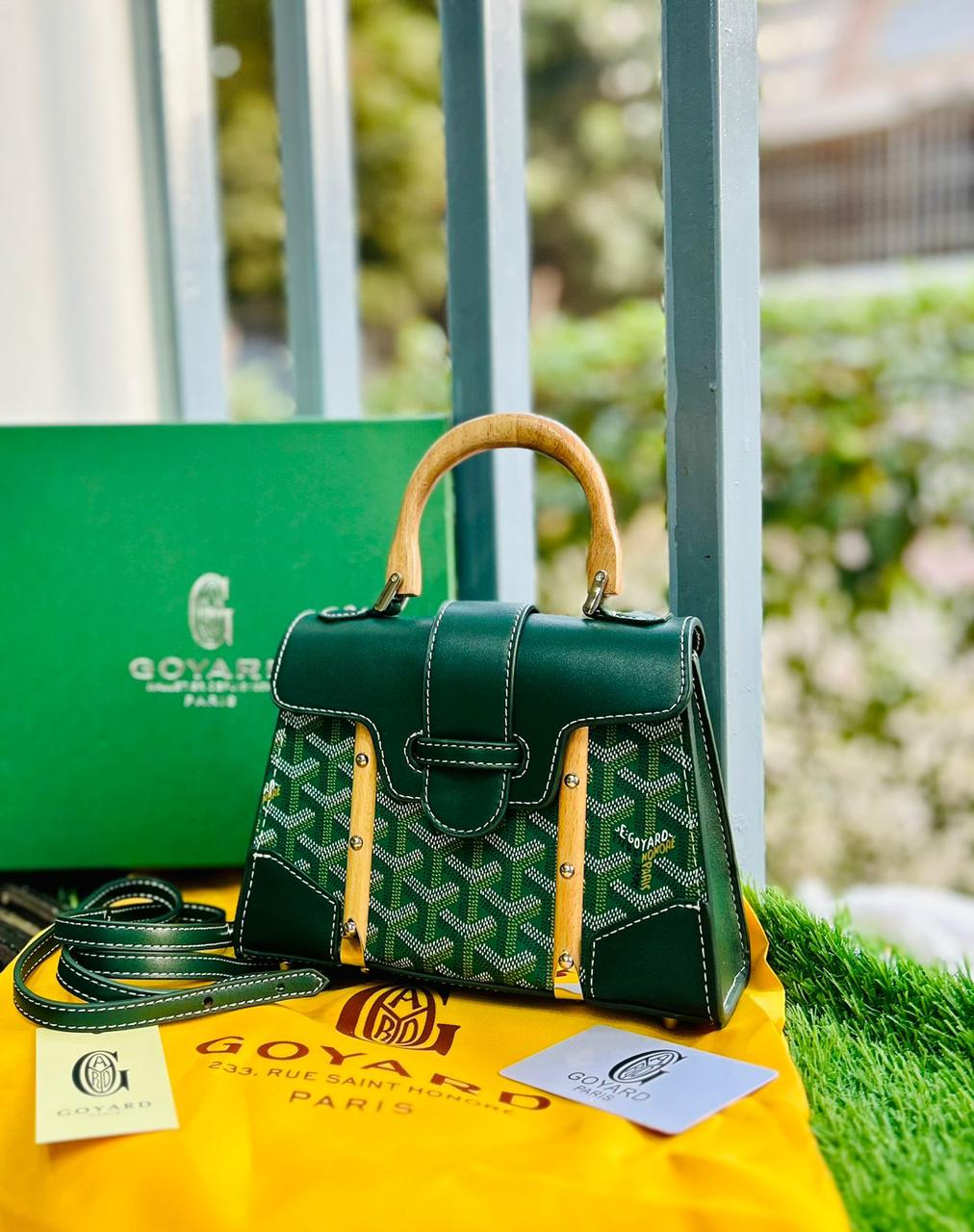 Goyard Premium Quality Bag (Green)