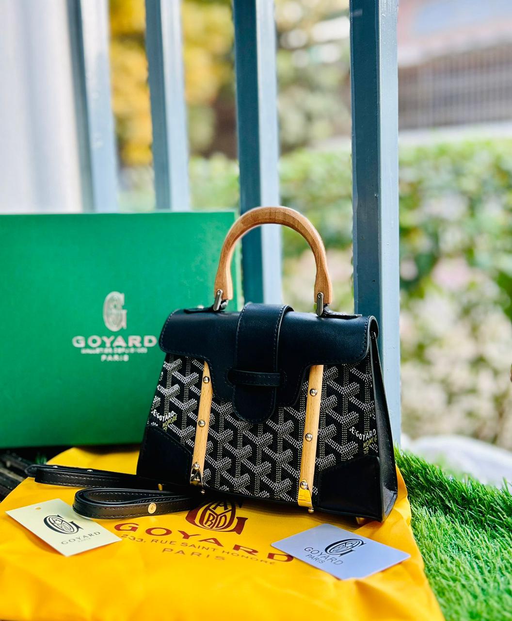 Goyard Premium Quality Bag (Black)