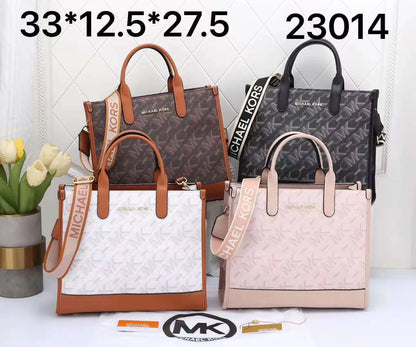 Michael Kors Handbag (Brown+White)