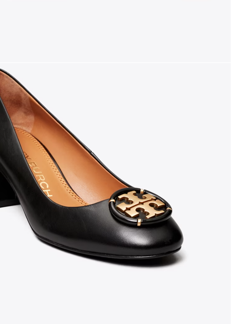 TORY Burch MULTI-LOGO PUMP, EXTENDED WIDTH