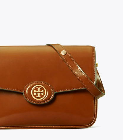 Tory Burch Robinson Spazzolato Convertible Shoulder Bag