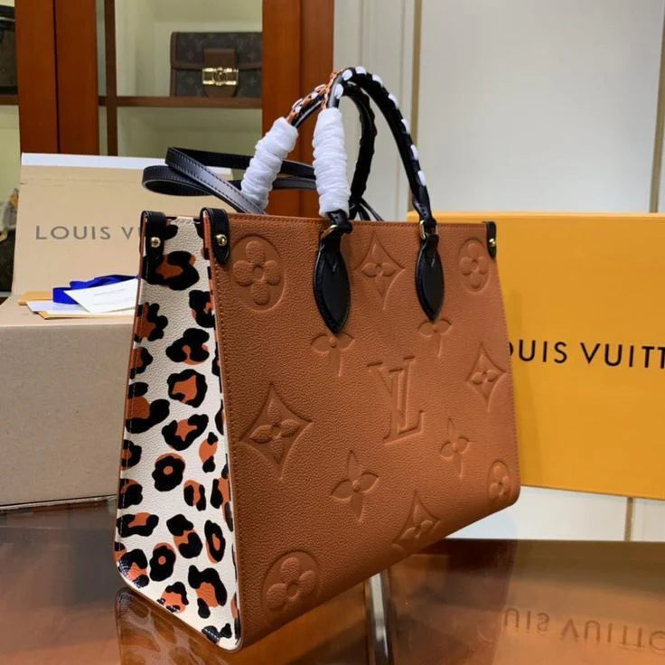 Louis Vuitton On The Go Bag - Master Quality Women Bag (Brown