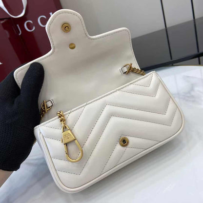 GUCCI Marmont Women Bag Red (White)