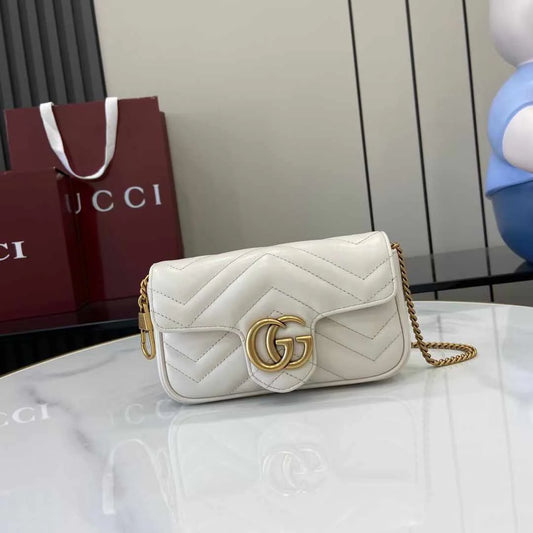 GUCCI Marmont Women Bag Red (White)