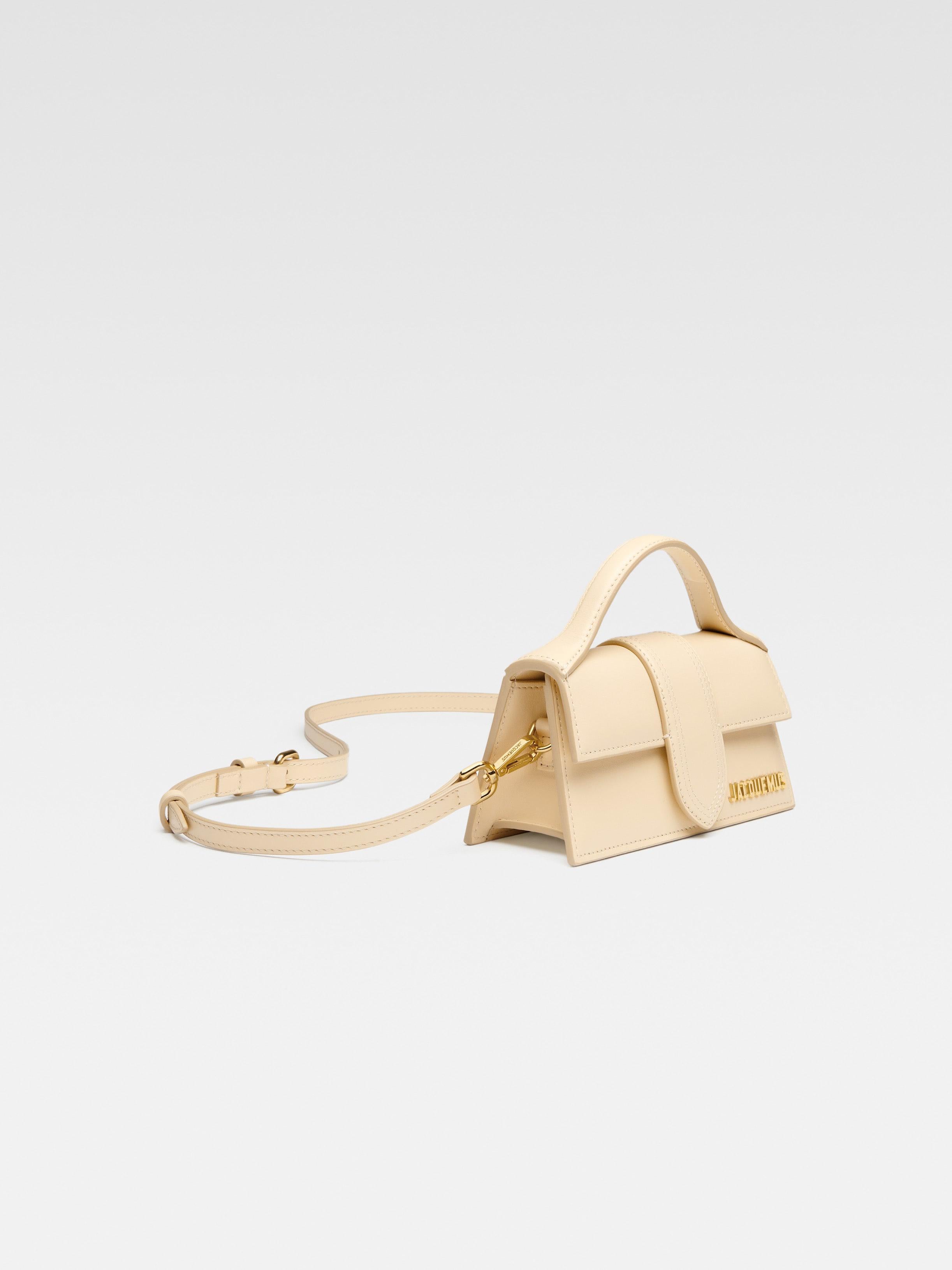 The Bambino Small handbag with adjustable crossbody strap.
