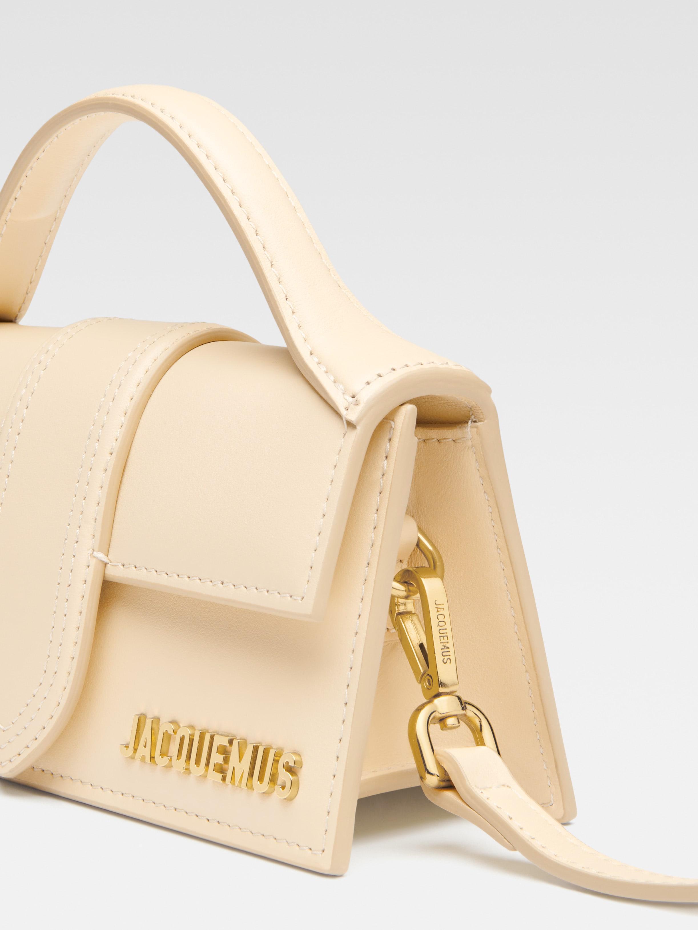 The Bambino Small handbag with adjustable crossbody strap.