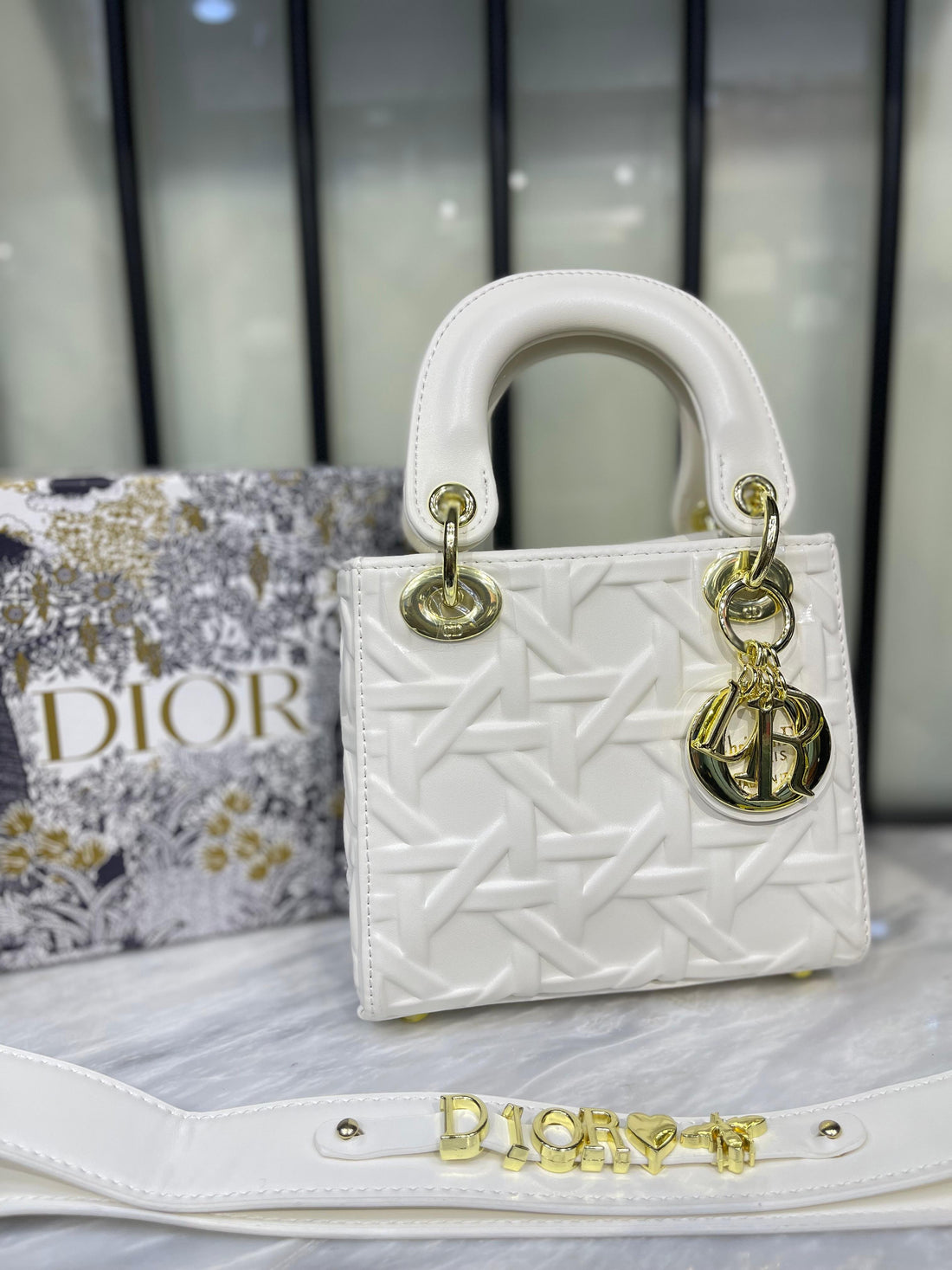 Lady Dior My Dior Bag Stone