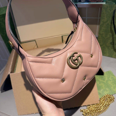 GUCCI GG Marmont half-moon shoulder bag hover