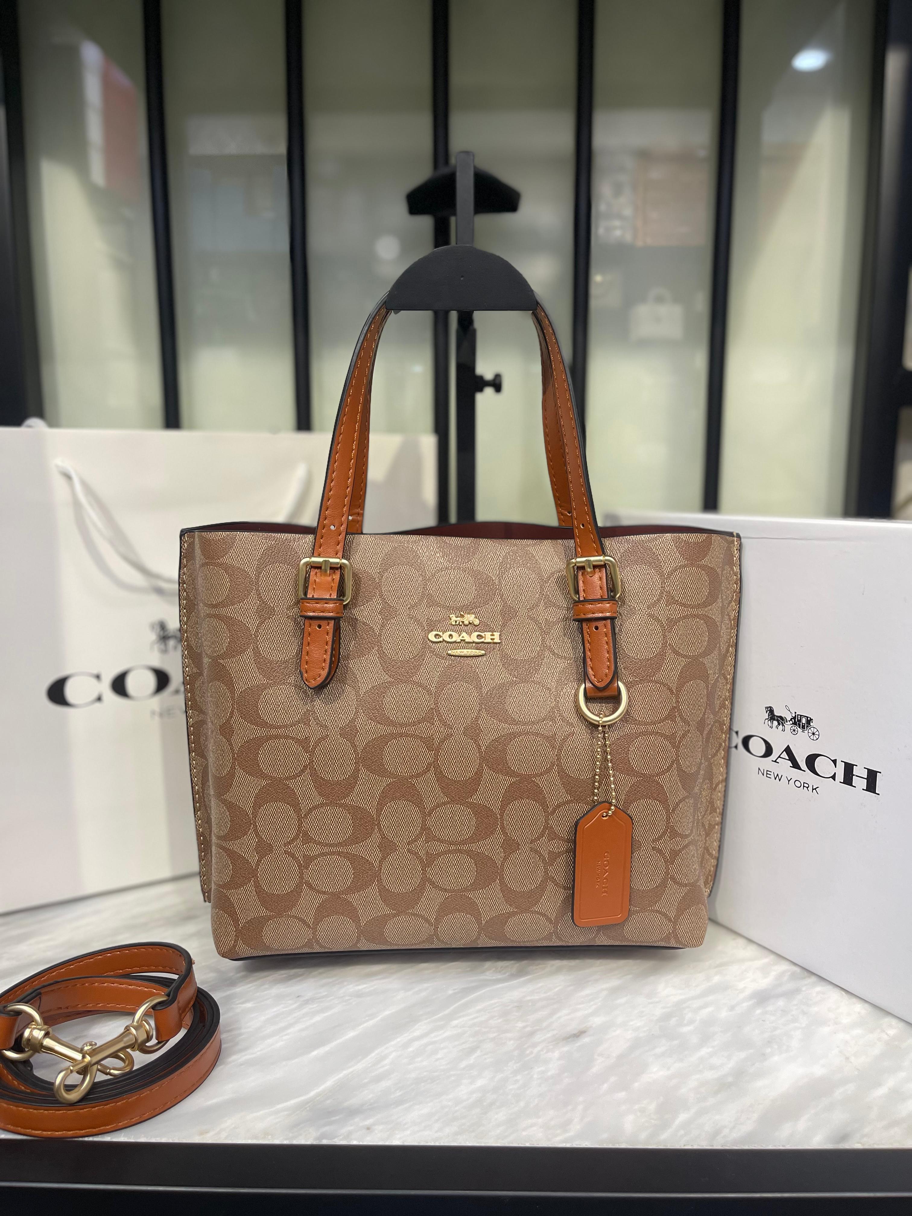 Coach Mollie Tote Bag 25 In Signature Canvas