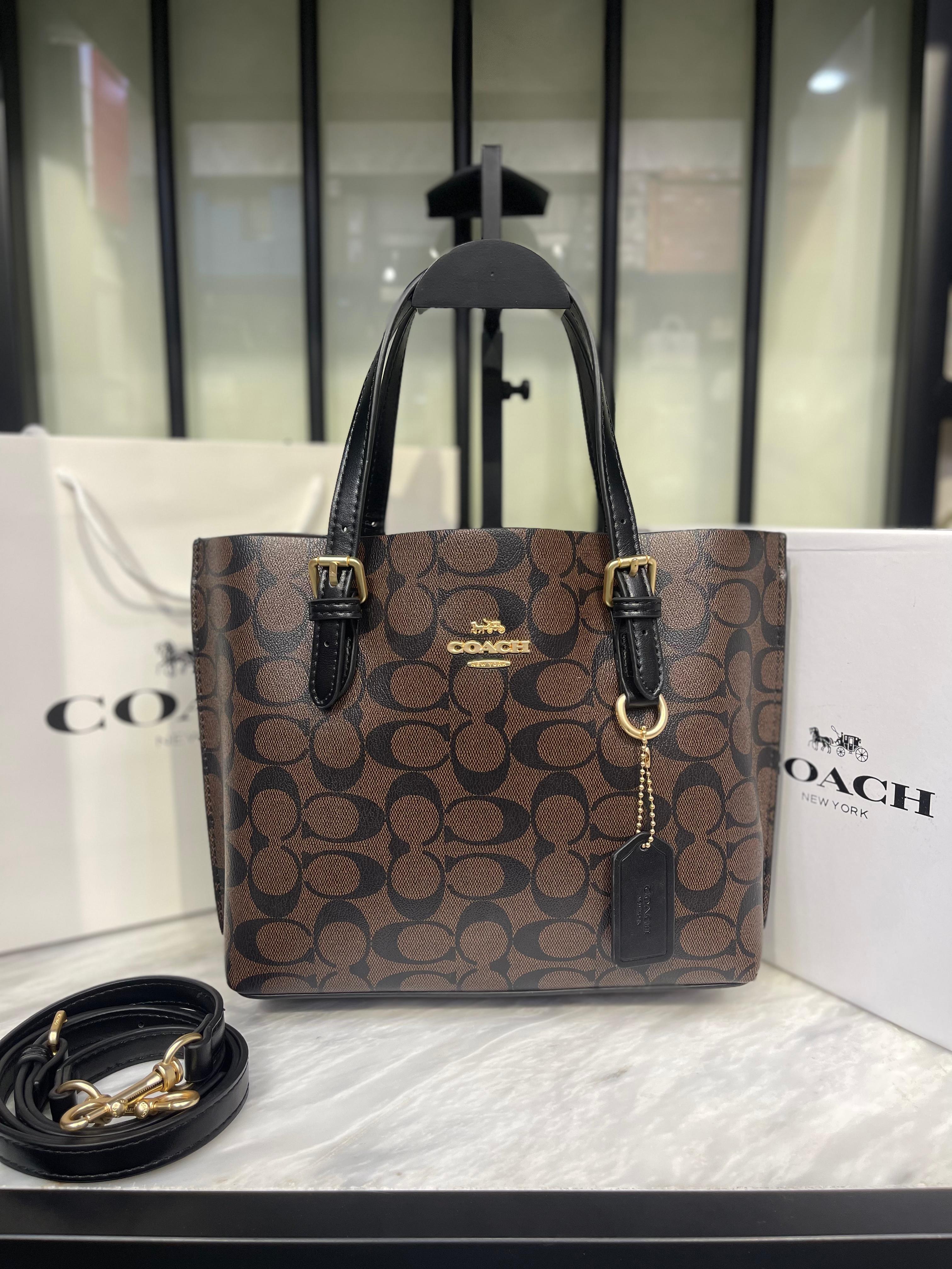 Coach Mollie Tote Bag 25 In Signature Canvas