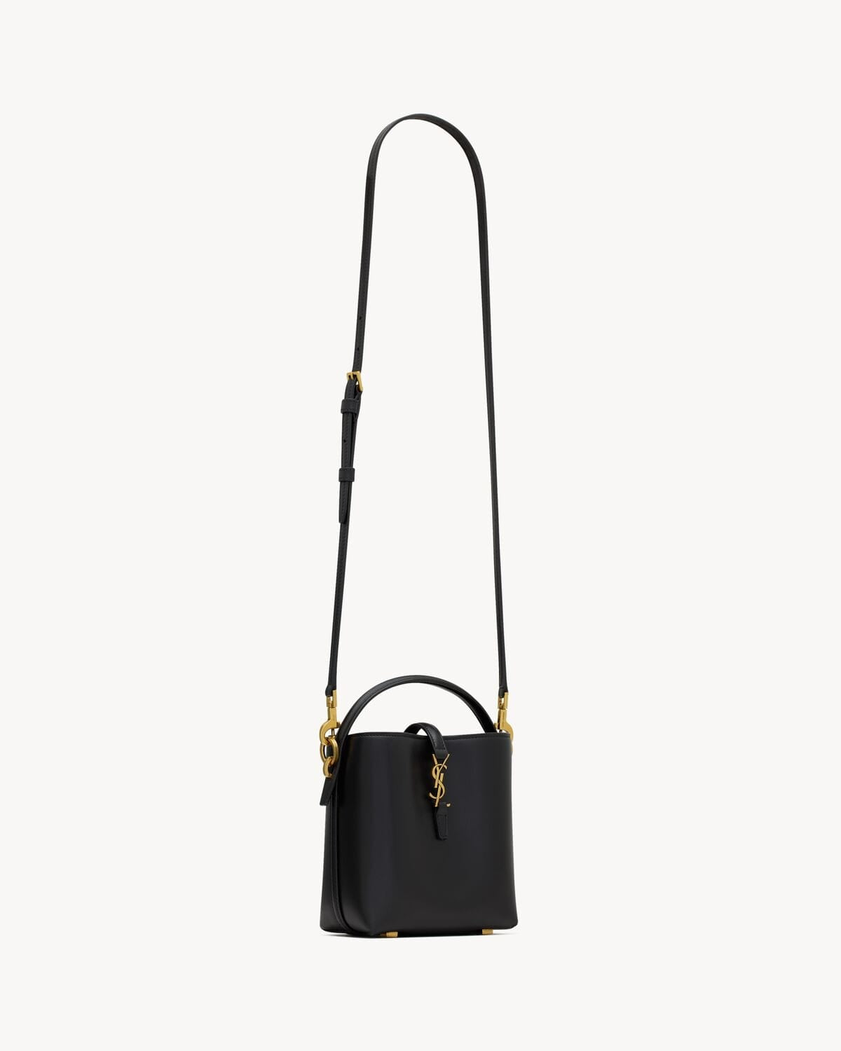 YSL LE 37 mini in shiny leather