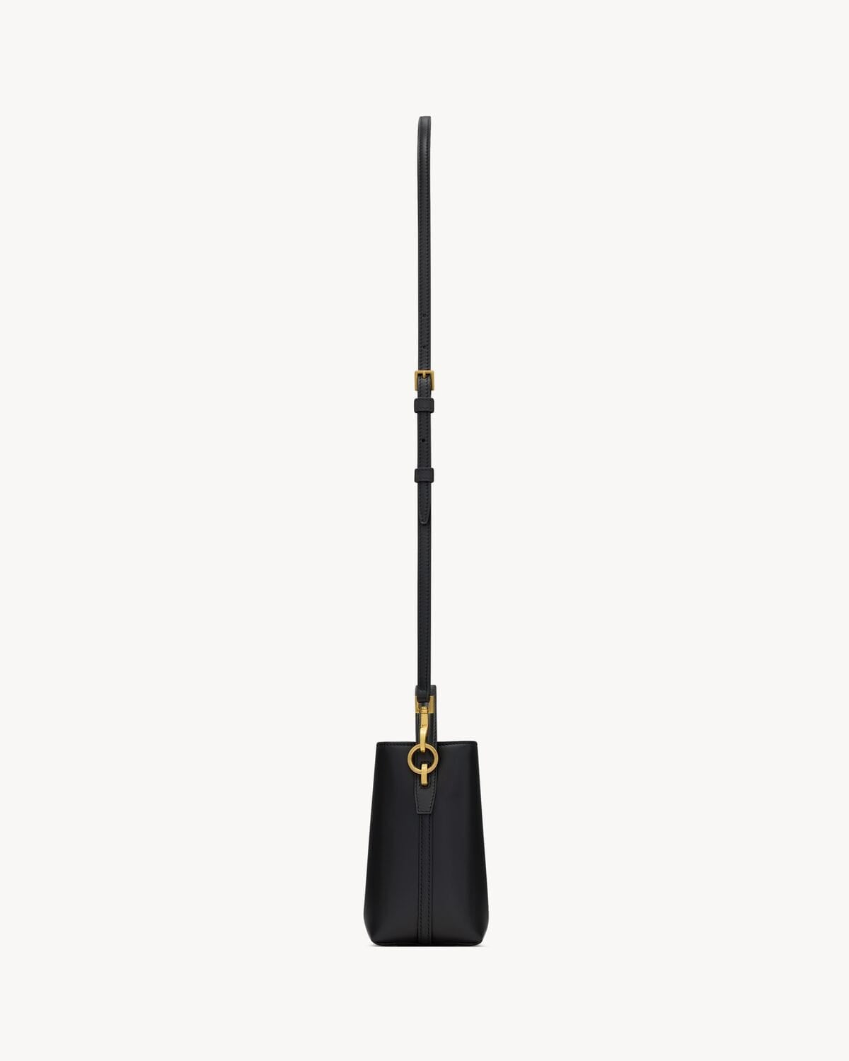 YSL LE 37 mini in shiny leather