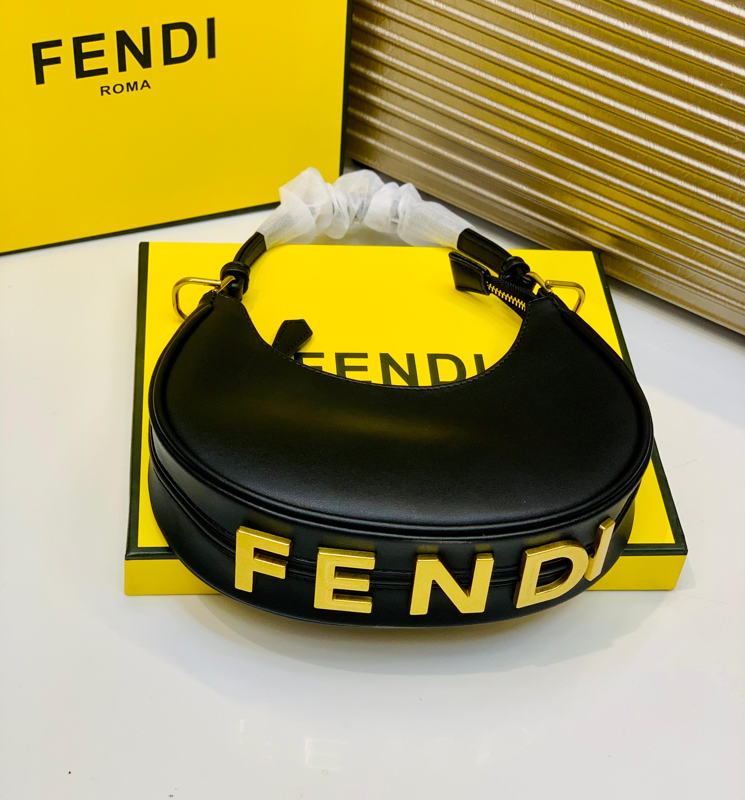 Fendi Crescent Shoulder Sling Bag