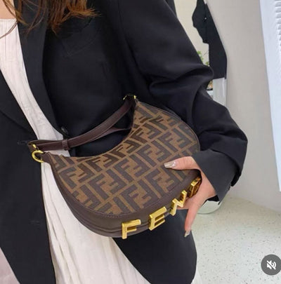 Fendi Crescent Shoulder Sling Bag hover
