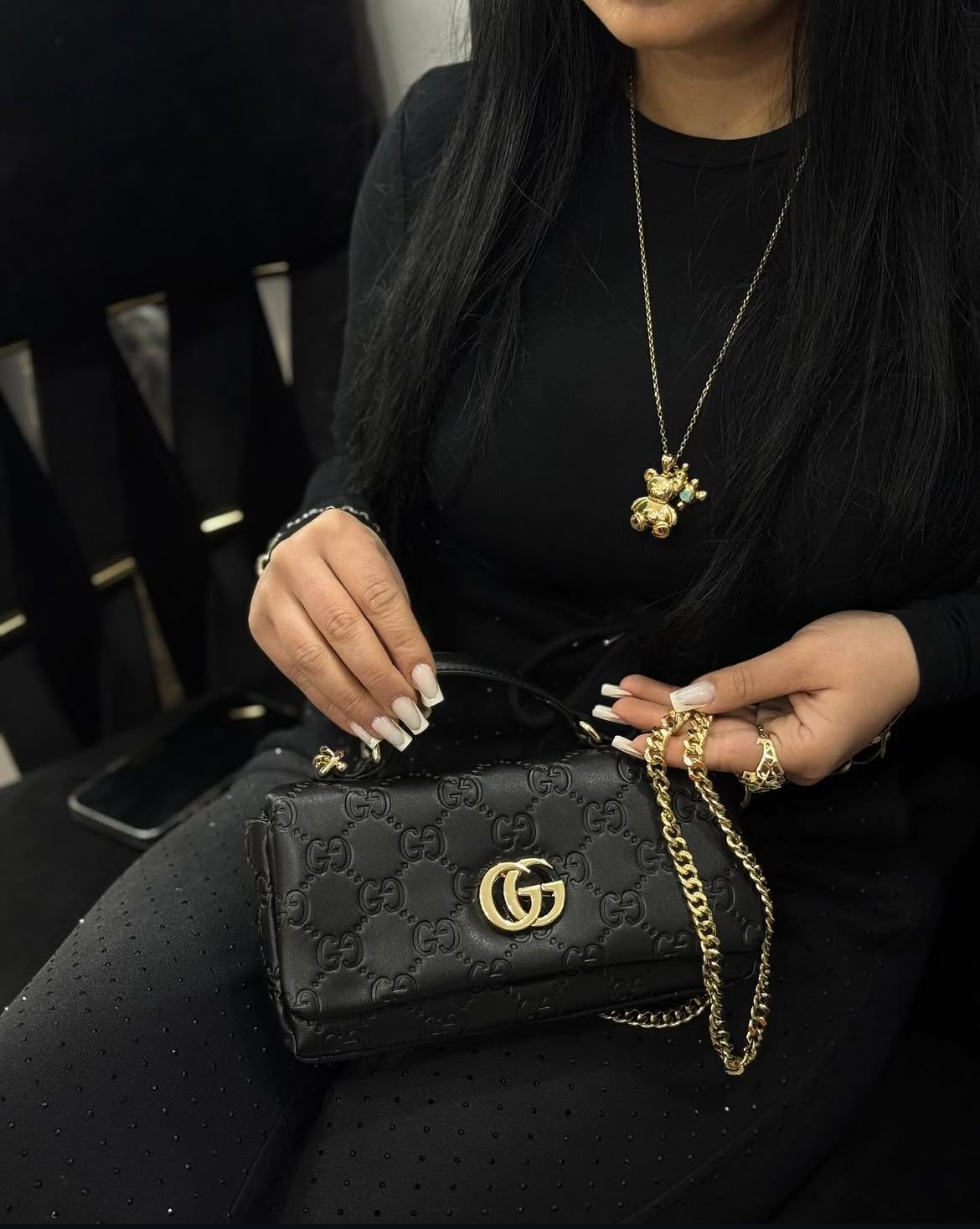 GUCCI GG Milano small top handle bag