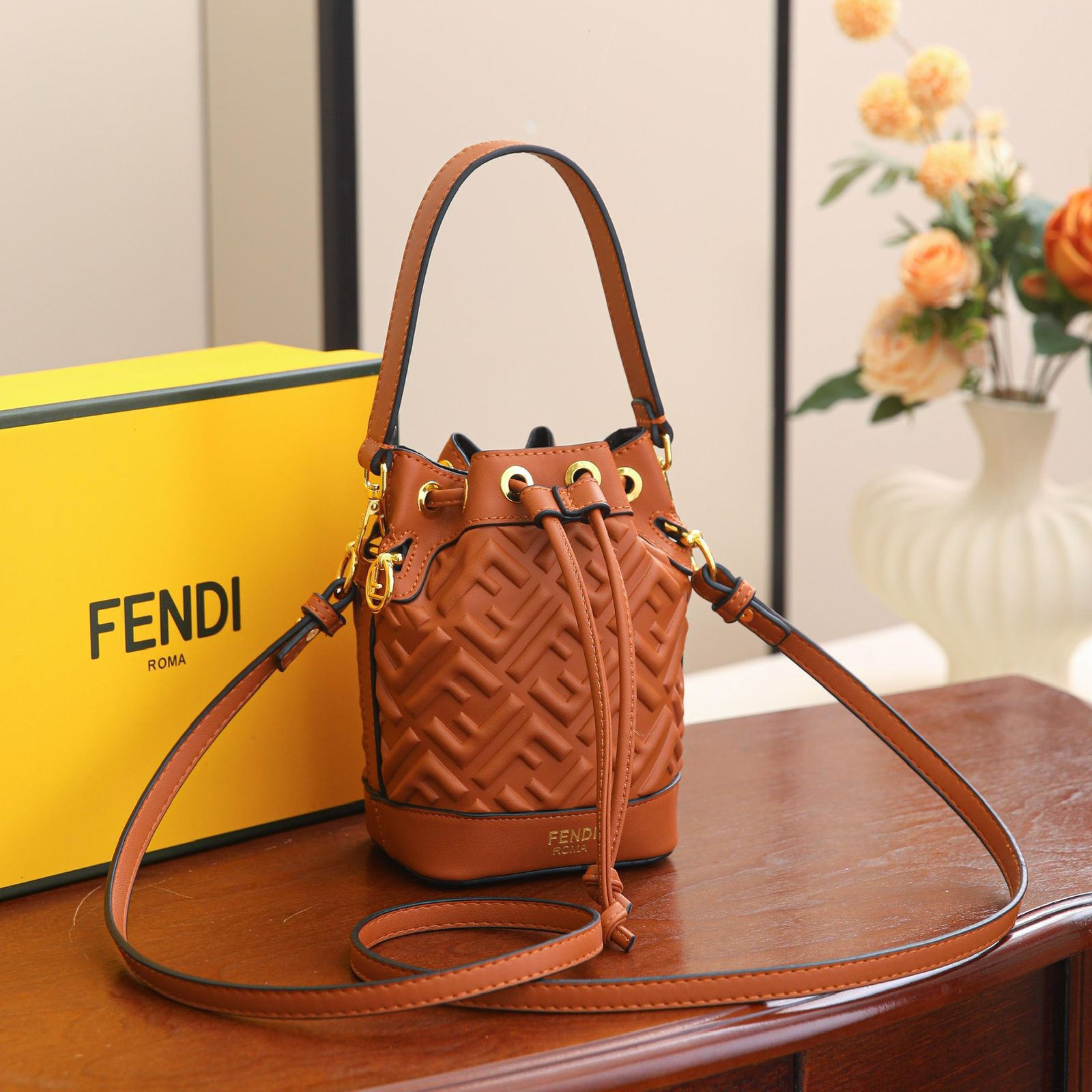 Fendi Mon Tresor Bucket Bag