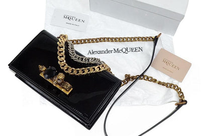 Alexander McQueen Jeweled Satchel Bag