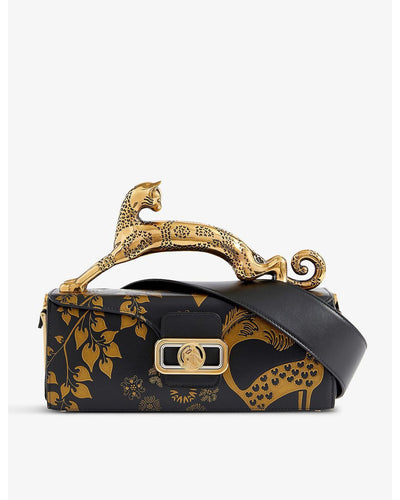 Lanvin Women's Rateau Pencil Cat Leather Shoulder Bag