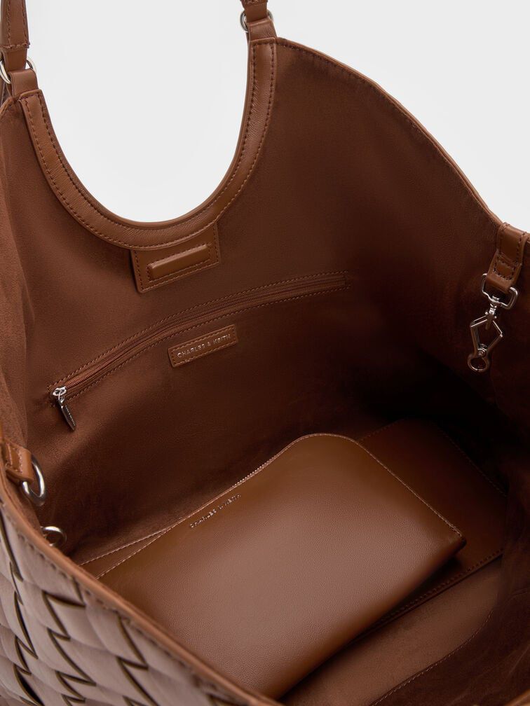 CHARLES & KEITH Ivette Woven Tote Bag