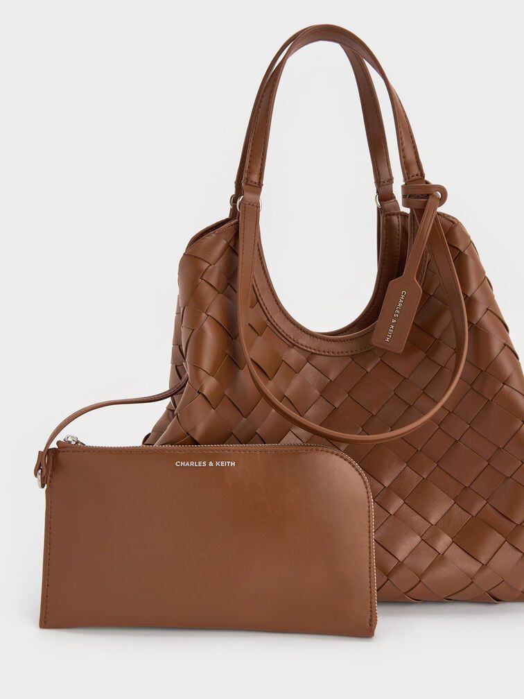 CHARLES & KEITH Ivette Woven Tote Bag