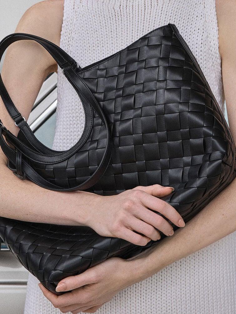 CHARLES & KEITH Ivette Woven Tote Bag