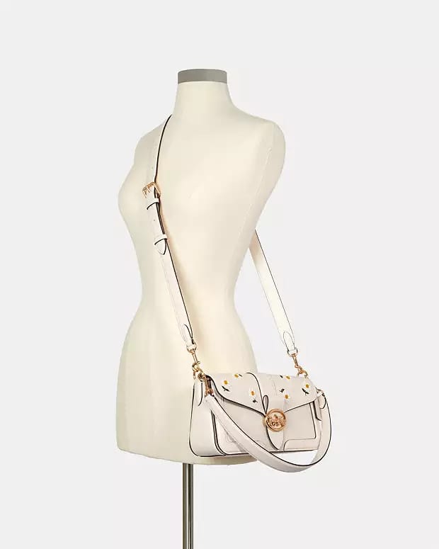 Coach Coach Georgie Shoulder Bag With Daisy Embroidery