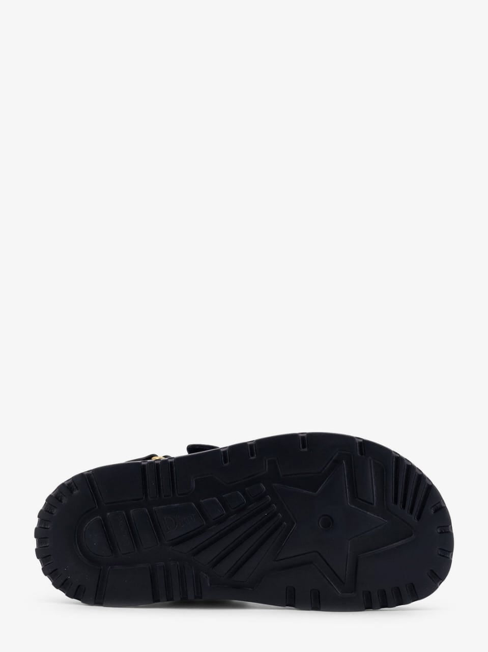 DIOR – Dioract Sandal (Cotton Embroidered, Deep Blue Dior)