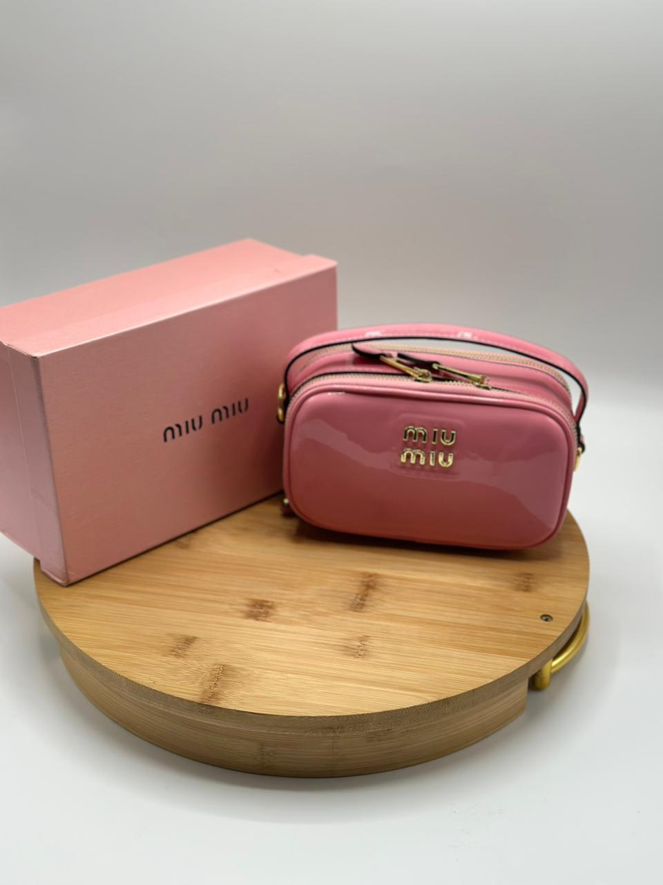 Miu Miu Patent Leather Shoulder Bag