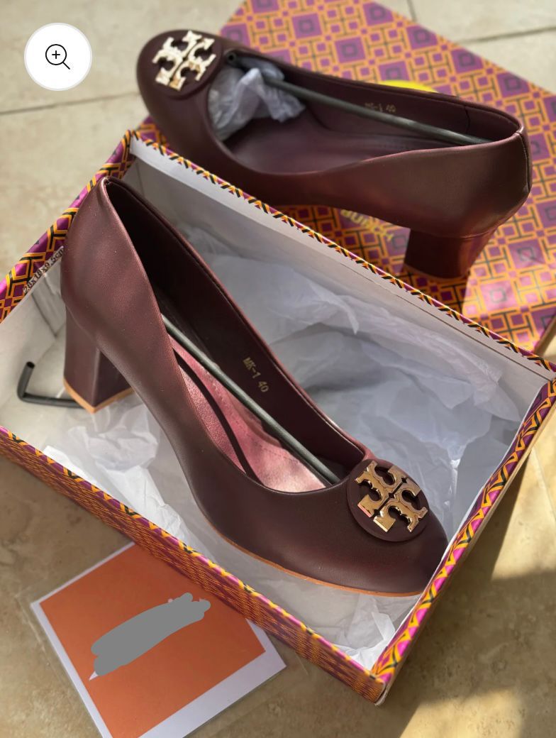 TORY BURCH CHELSEA NAPPA LEATHER SHOE