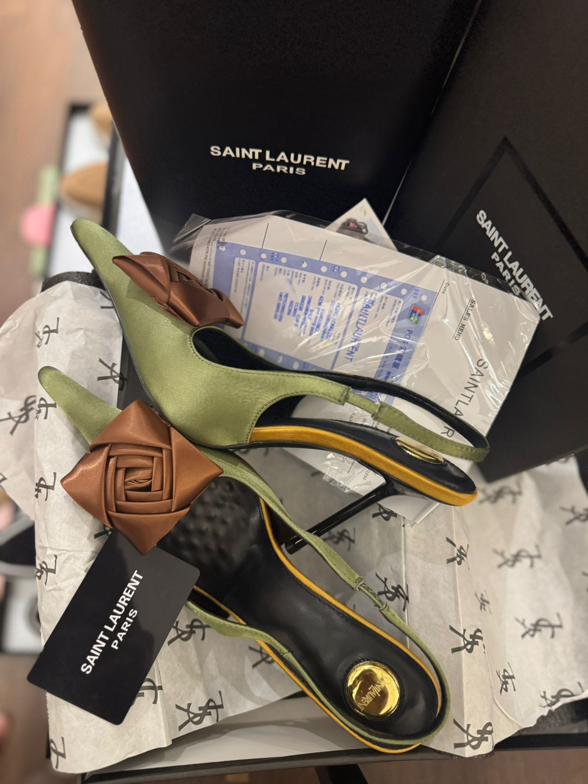 YSL Amalia Slingback Pump