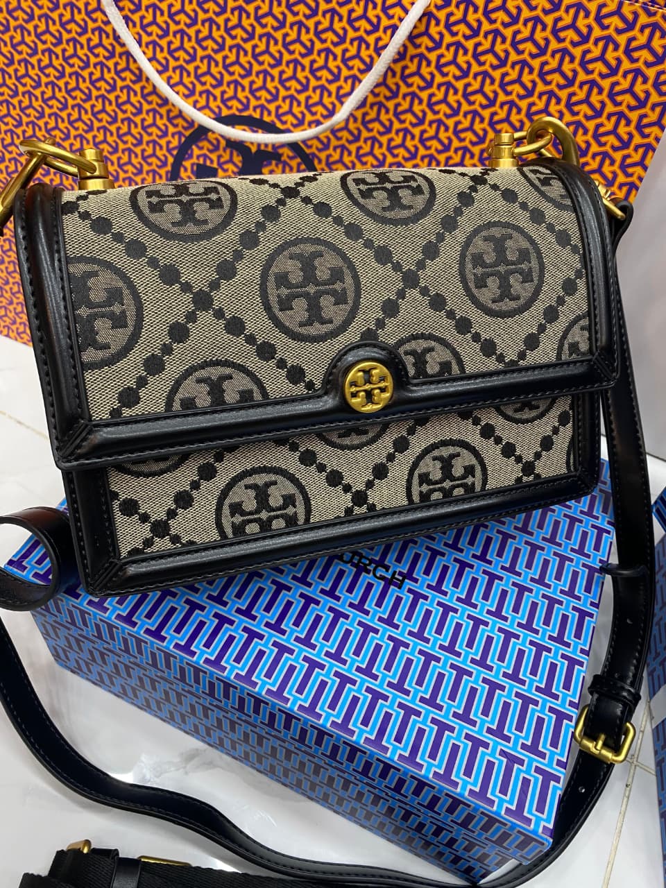 TORY BURCH T Monogram Shoulder Bag