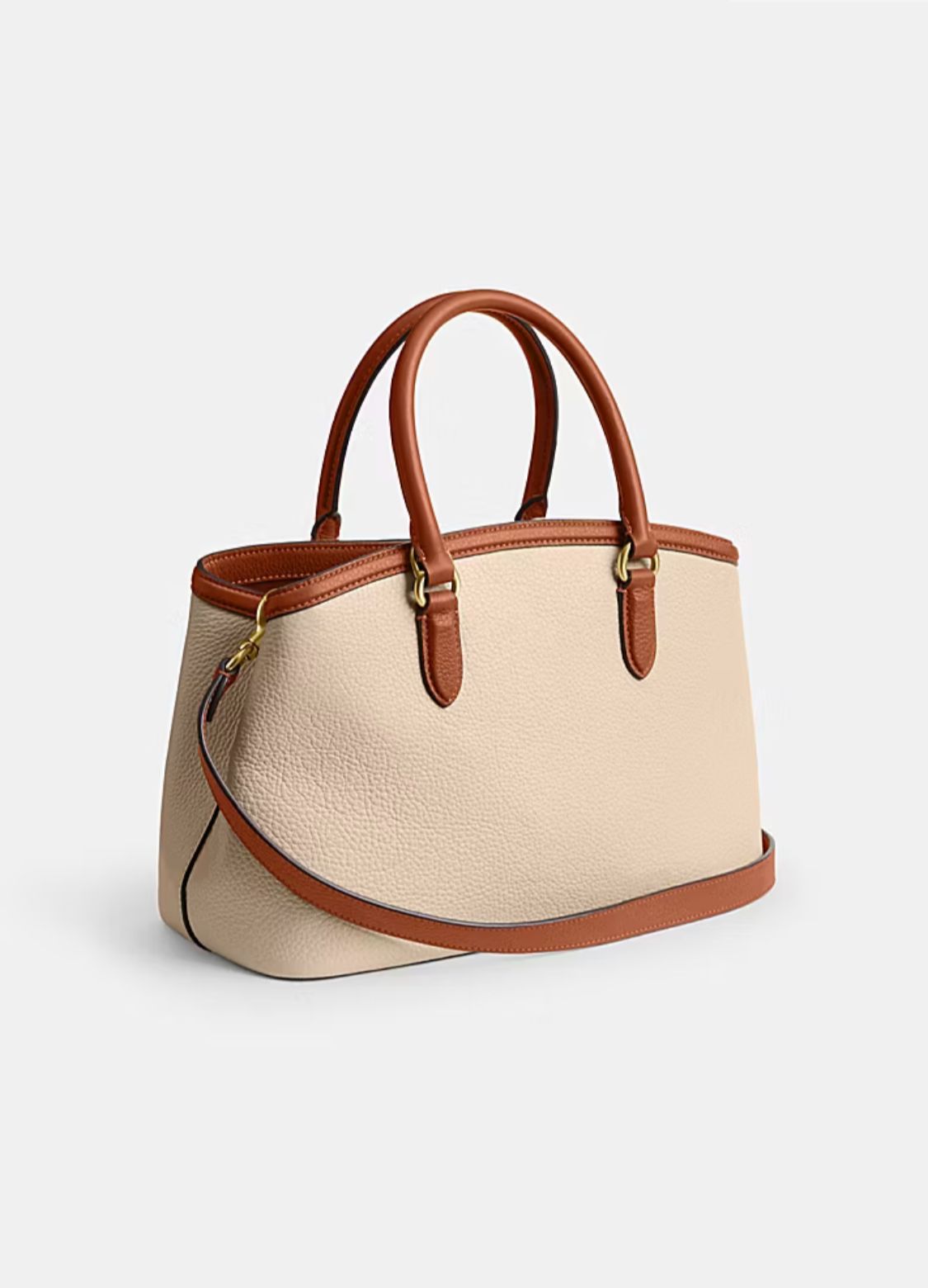 Coach leather carryall clearance