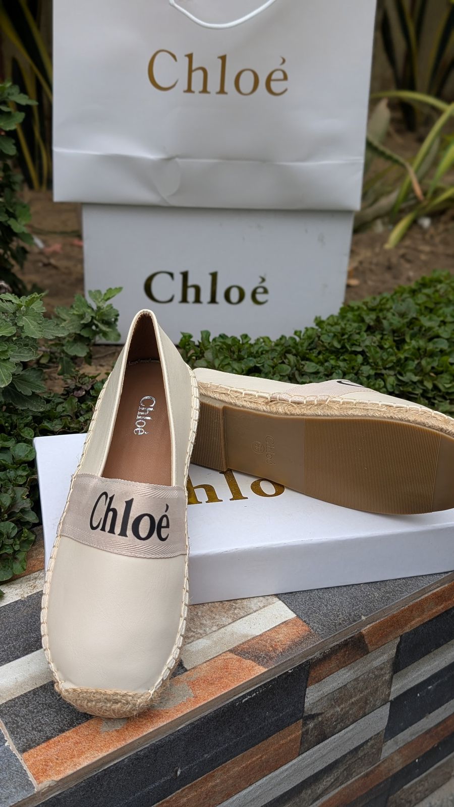 Chloe Woody Espadrilles Size EU 37 AUTHENTIC
