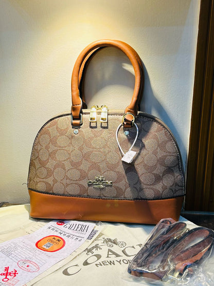 Coach Alma Sierra Satchel Signature