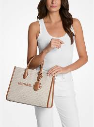 Michael Kors Handbag (Beige+Brown)