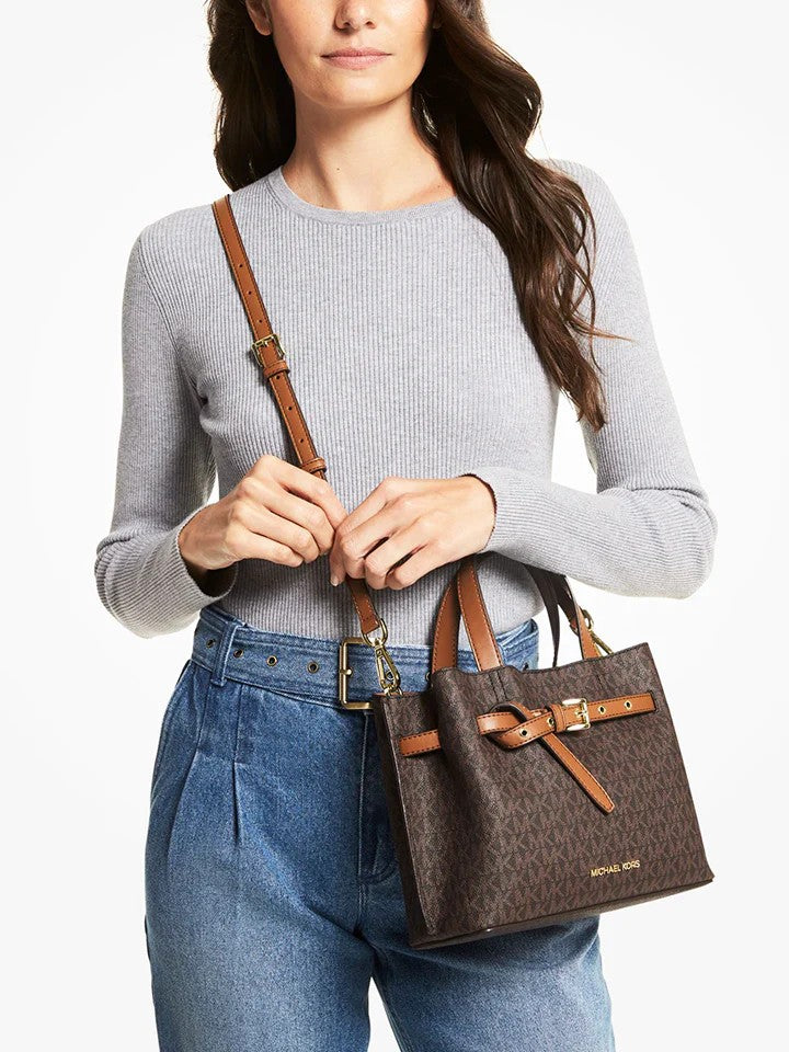 Michael Kors Emilia Small Logo Satchel Bag