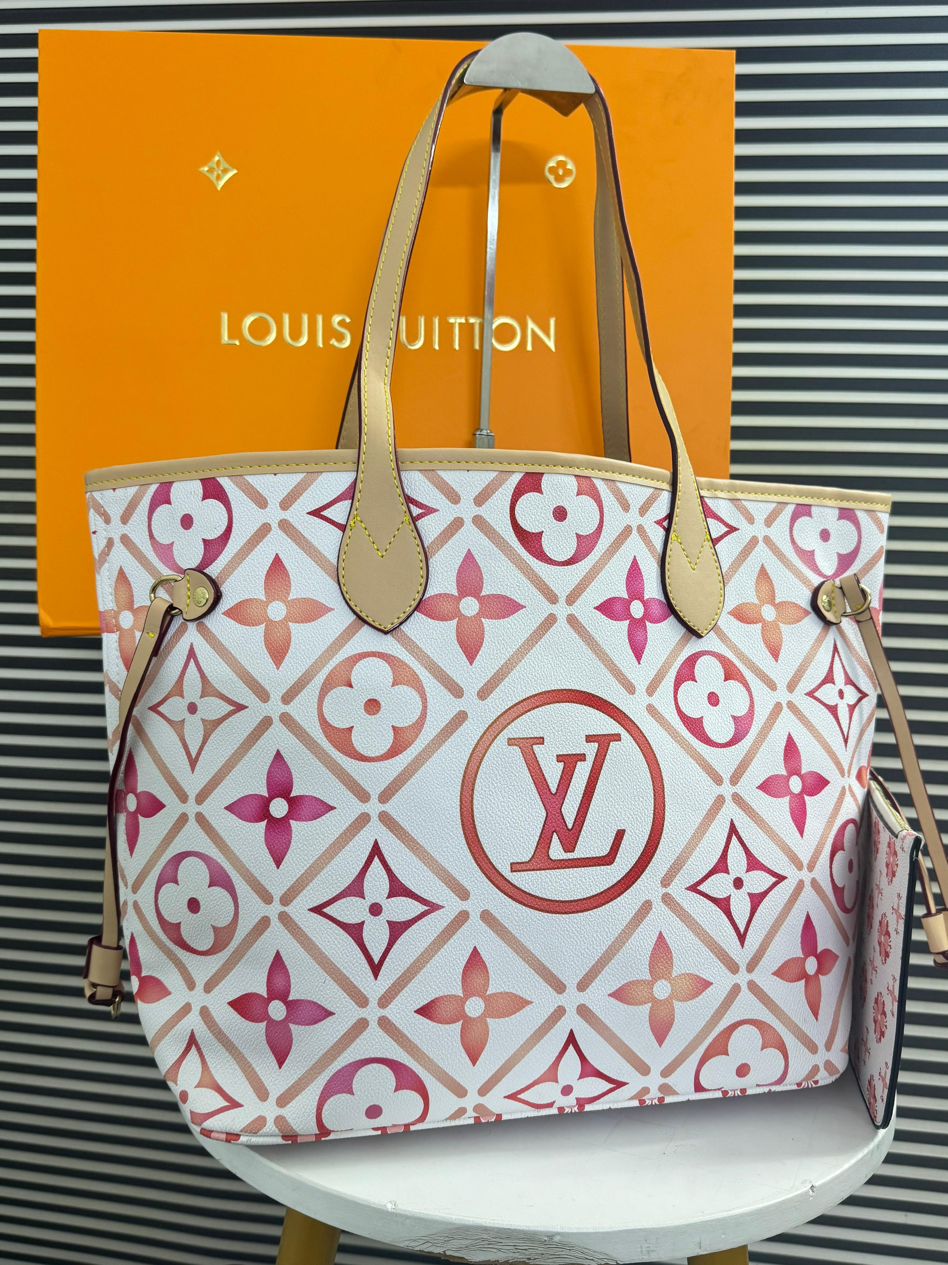 LOUIS VUITTON The essential Neverfull MM tote { MIRROR COPY }