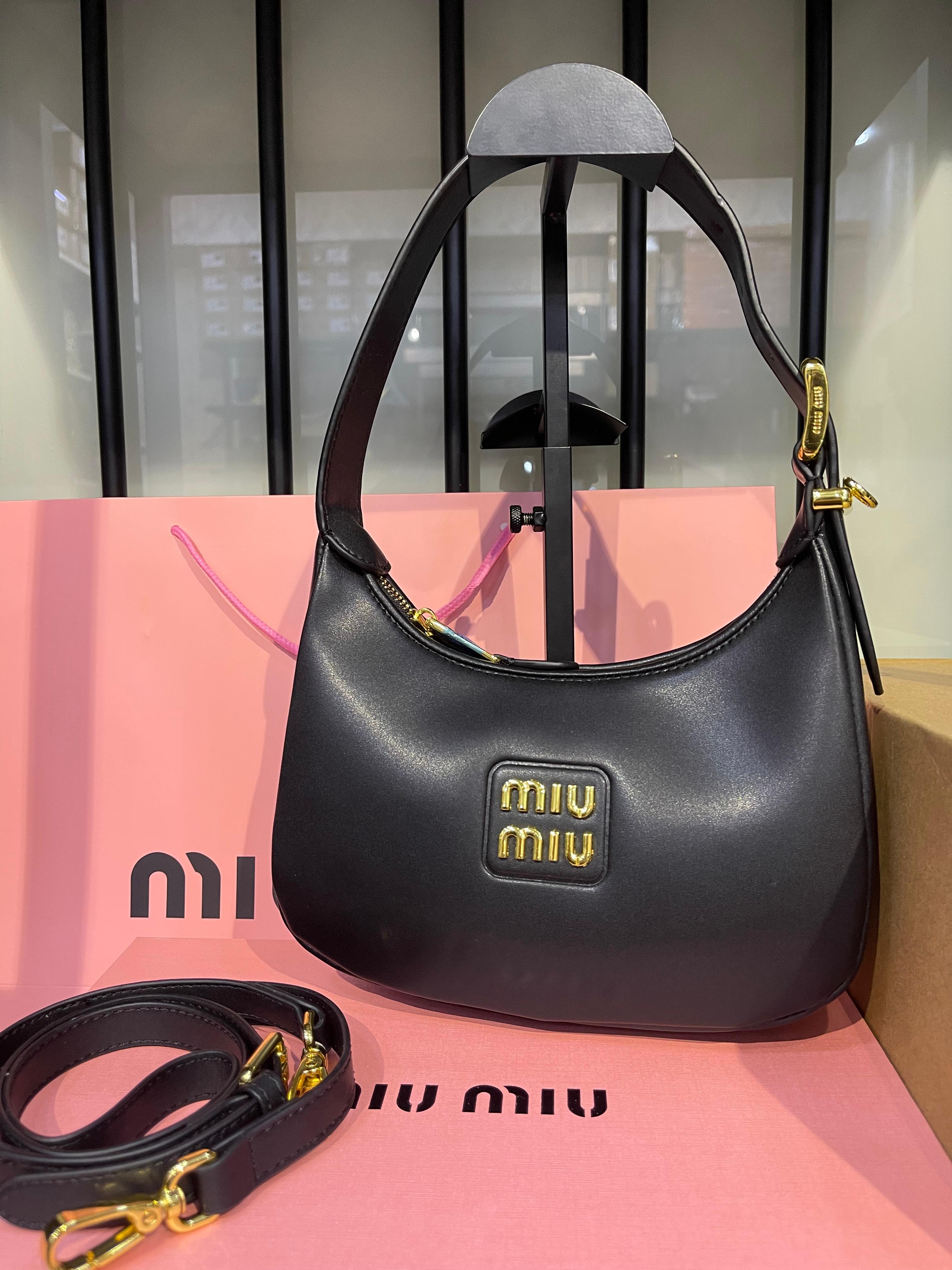 Miu Miu Hobo Master Women&#39;s Shoulder Bag in Caramel
