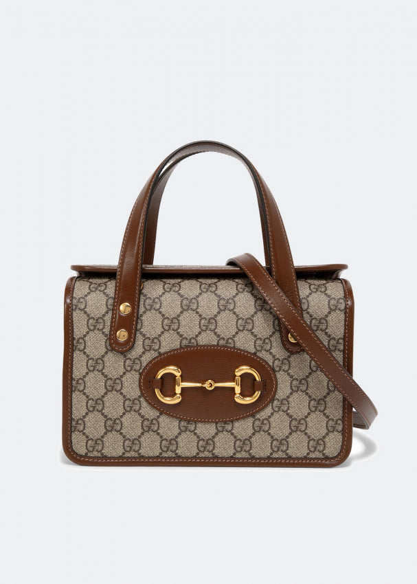 Front view of Gucci Horsebit bag – featuring signature Horsebit detail and premium leather in a timeless luxury design.
