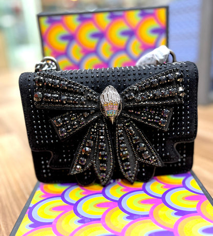 Kurt Geiger Small Shoreditch Bow Bag showcasing stylish, perfect for both casual and formal occasions.