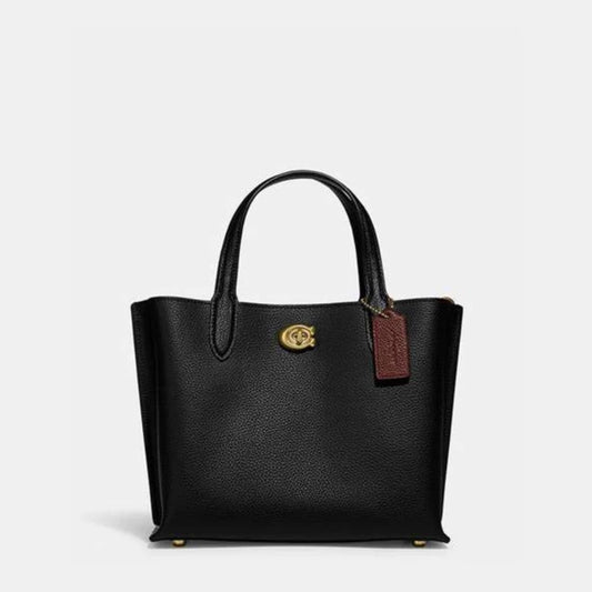 Coach Willow Tote Bag In Black