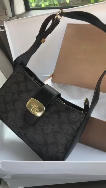 Coach Luxe Noir Shoulder Bag